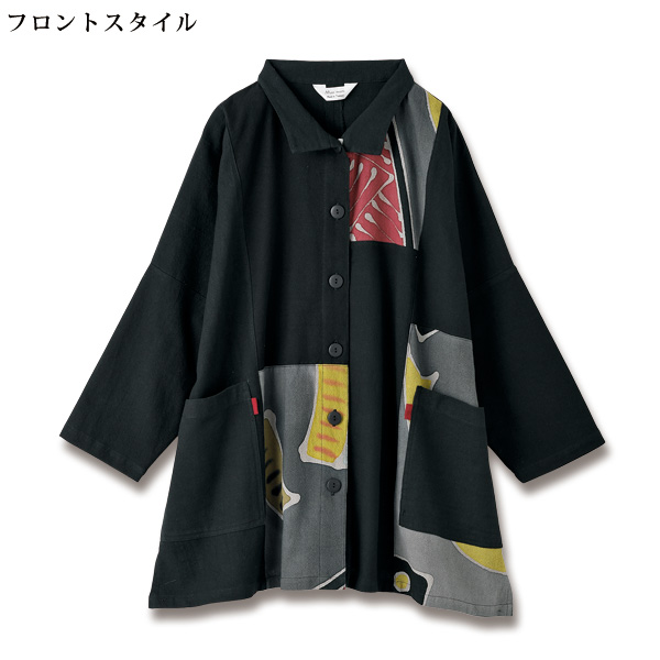 バティックパッチポケットジャケット