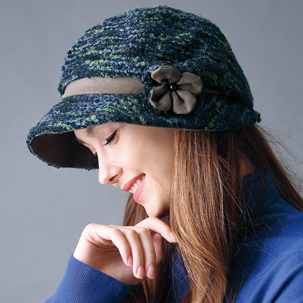 マリオヴァレンチノ ふんわり暖かミックス帽子 MARIO VALENTINO