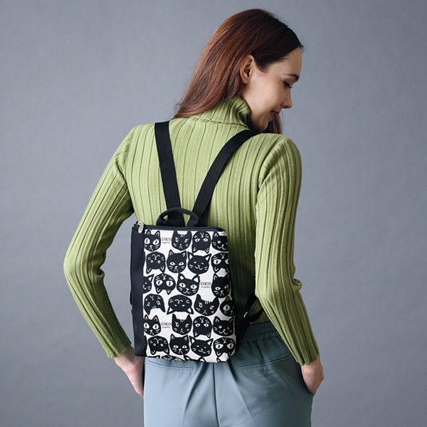 パンクリエーション 尾州織生地使用スマートリュック キャット PAN CREATION