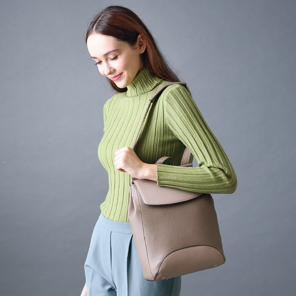 配色かぶせ2WAYリュック