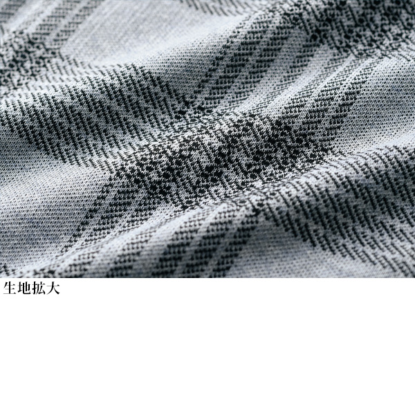 チェック柄ニットチュニック