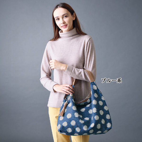 タッセル付きらきら2WAYバッグ