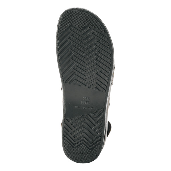 牛革メタリック調足型切替ブーツ