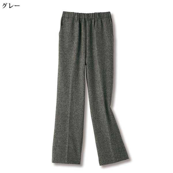 日本製ウール混ツイードパンツ 大きいサイズ M L LL 3L