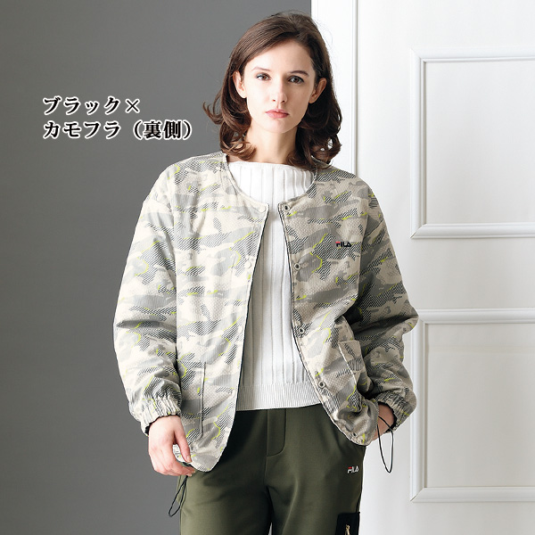 フィラ UV両面主役リバーシブルブルゾン FILA 大きいサイズ M L LL 3L