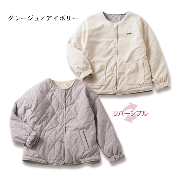 フィラ UV両面主役リバーシブルブルゾン FILA 大きいサイズ M L LL 3L