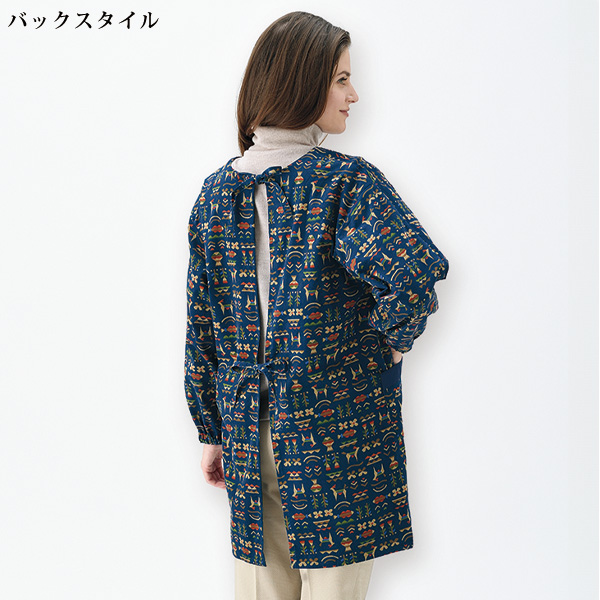 楽しくおしゃれに家事大好き コーデュロイかっぽう着