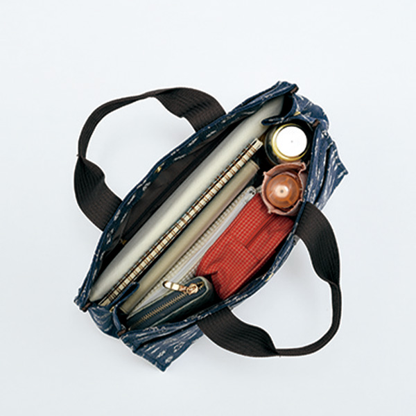 ルイ・ガルシア デニムジャカード織生地手提げバッグ LOUIS GARCIA