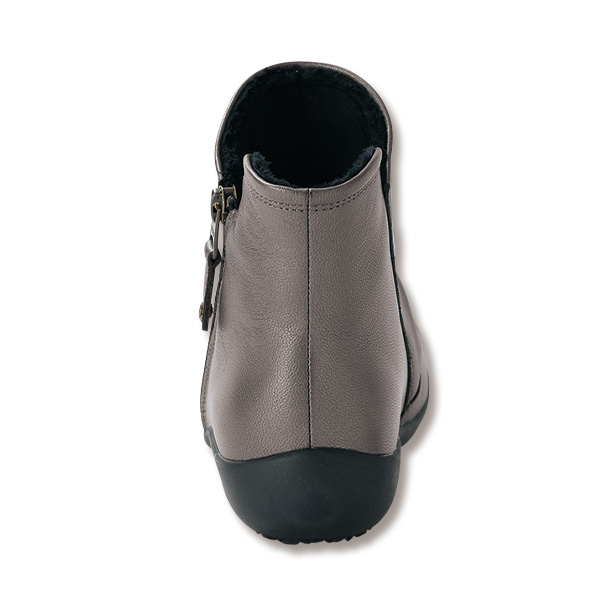 山羊革内ボアシャーリングショートブーツ