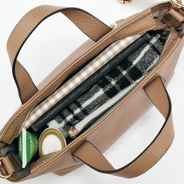 牛革2WAY手提げバッグ