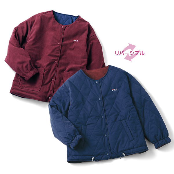 フィラ UV両面主役リバーシブルブルゾン FILA  大きいサイズ M L LL 3L