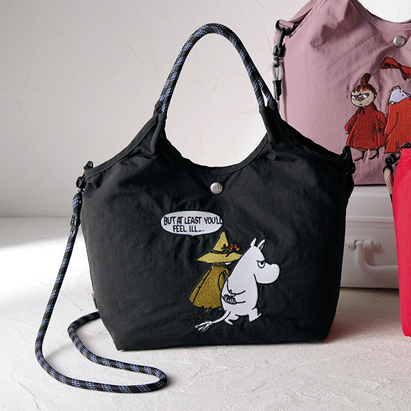ムーミン エンブロイ2WAYトート スナフキン＆ムーミン MOOMIN