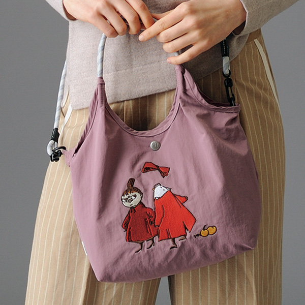 ムーミン エンブロイ2WAYトート リトルミイ＆ニンニ MOOMIN