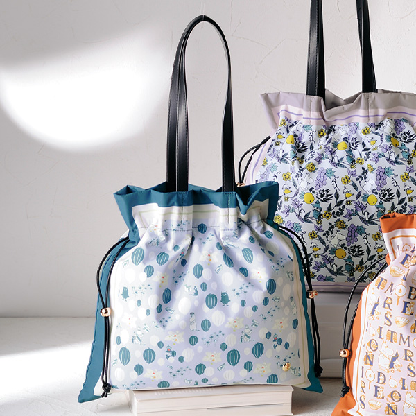 ムーミン スカーフ柄トート ボンゴボンゴ MOOMIN