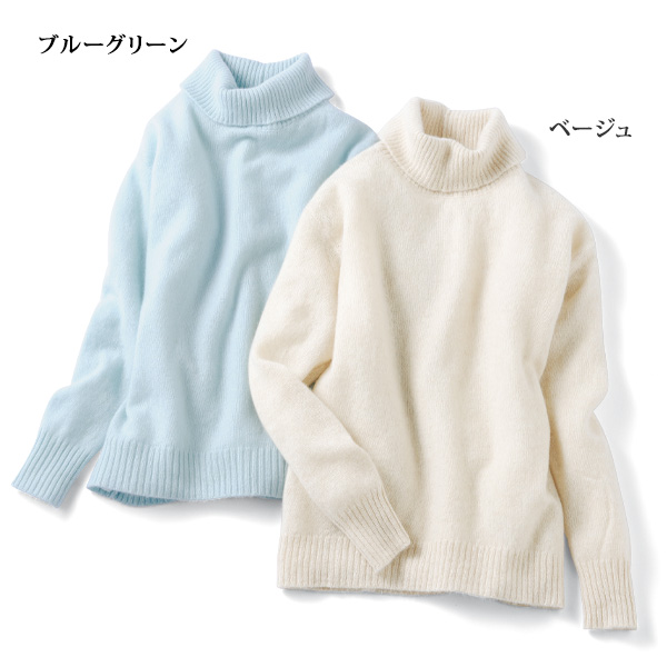 洗えるカシミヤ100%セーター 大きいサイズ M L LL 3L