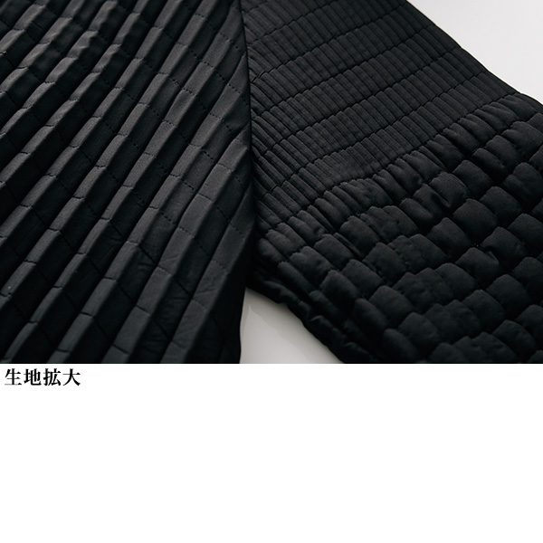 プリーツ×キルトラグジュアリーコート