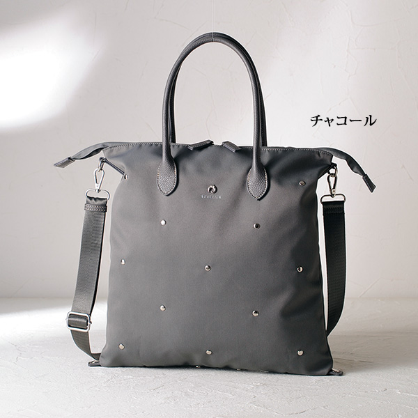 ドットスタッズ2WAYトートバッグ