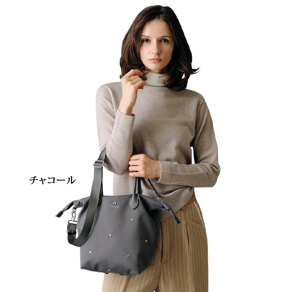 ドットスタッズ2WAYトートバッグ