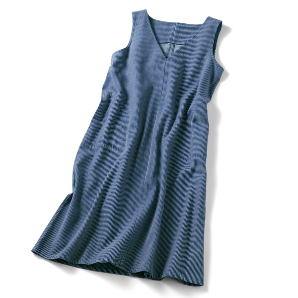 ヒッコリーデニムジャンパースカート | 京都通販ミセスのファッション