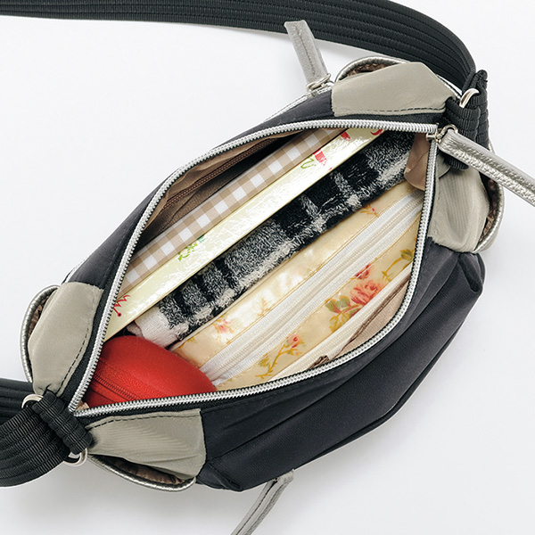 配色ショルダーバッグ
