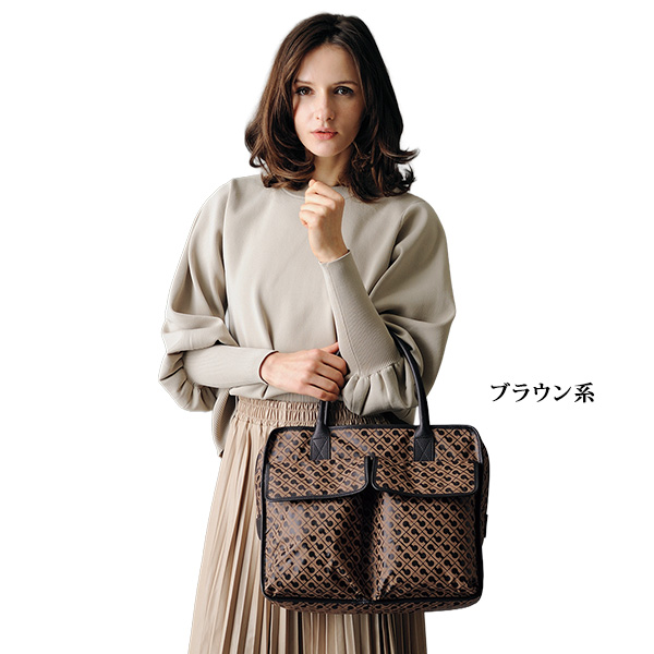 ゲラルディーニ イタリア製Gモノグラムボストンバッグ GHERARDINI