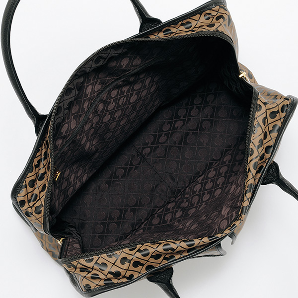 ゲラルディーニ イタリア製Gモノグラムボストンバッグ GHERARDINI