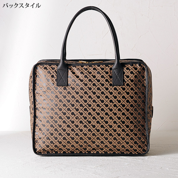 ゲラルディーニ イタリア製Gモノグラムボストンバッグ GHERARDINI