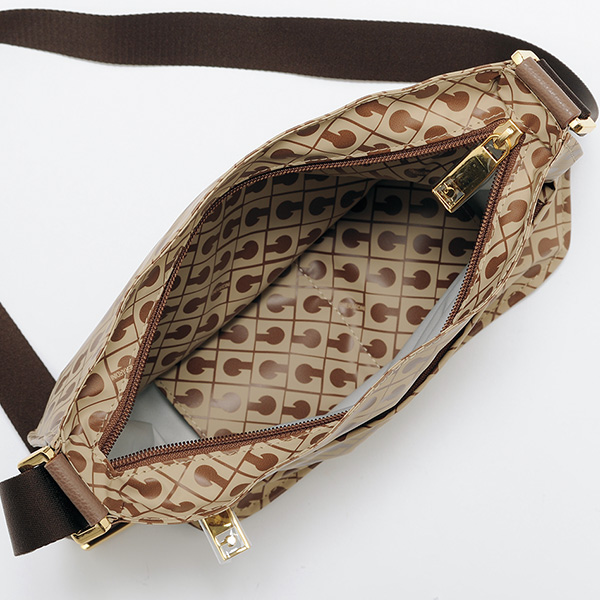 ゲラルディーニ イタリア製Gモノグラムラウンドフォルムショルダーバッグ GHERARDINI