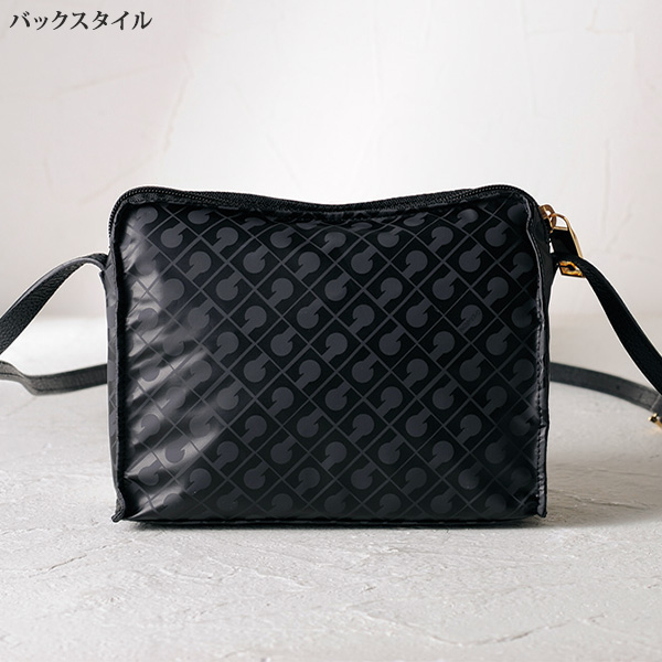 ゲラルディーニ イタリア製スクエアGモノグラムショルダーバッグ GHERARDINI