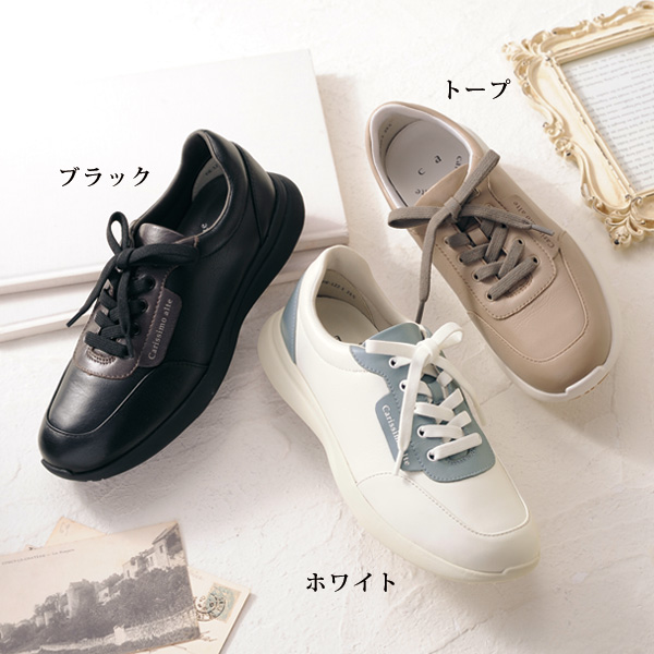 カリシモアルテ はっ水牛革ウォーキングシューズ Carissimo alte