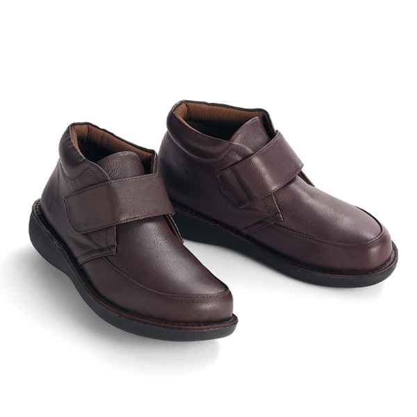 山羊革甲ベルトショートブーツ