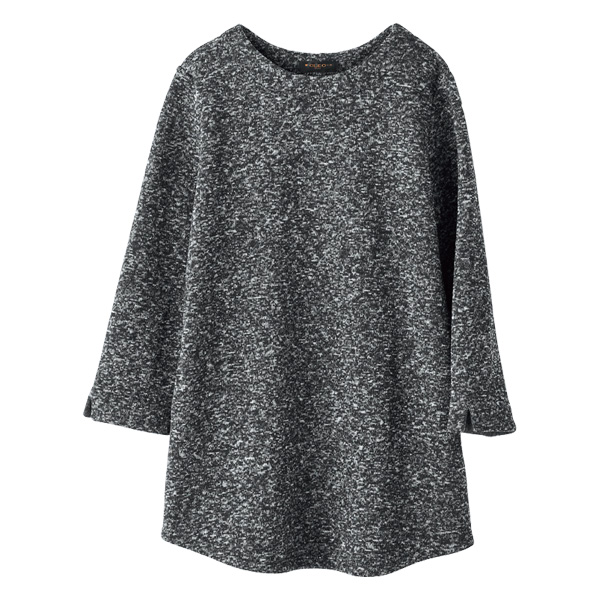 杢調裏起毛チュニック