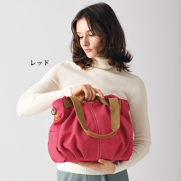 コットンキャンバス3WAYバッグ