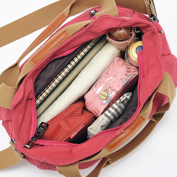 コットンキャンバス3WAYバッグ