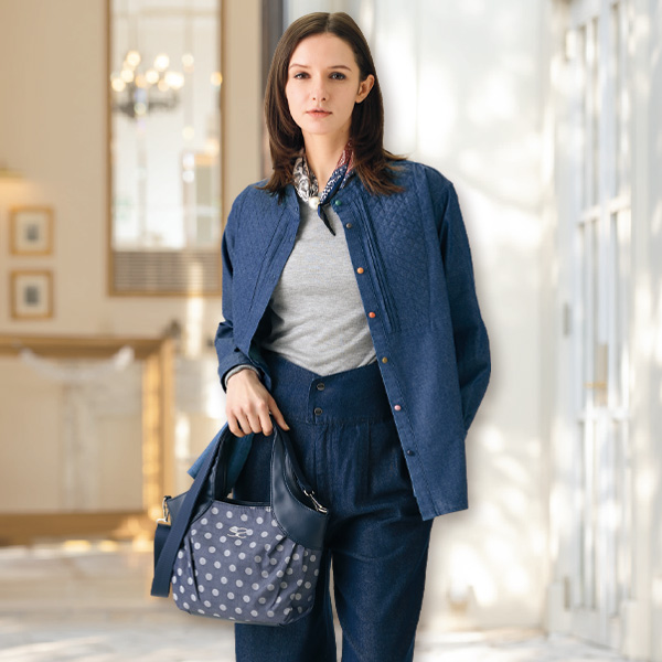 サボイ 新作ドット2WAYバッグ SAVOY