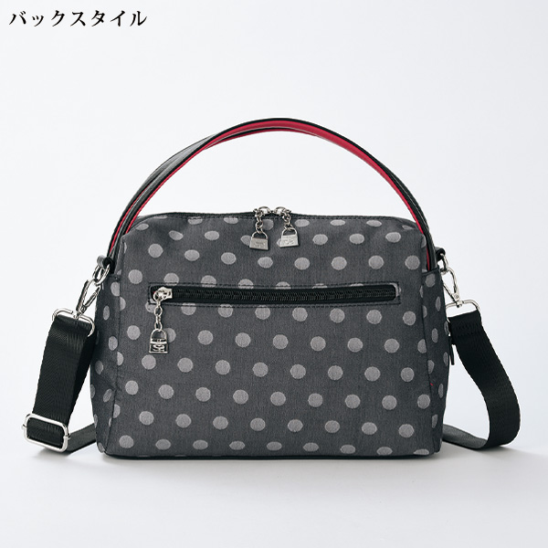 サボイ ドット柄2WAY手提げ SAVOY