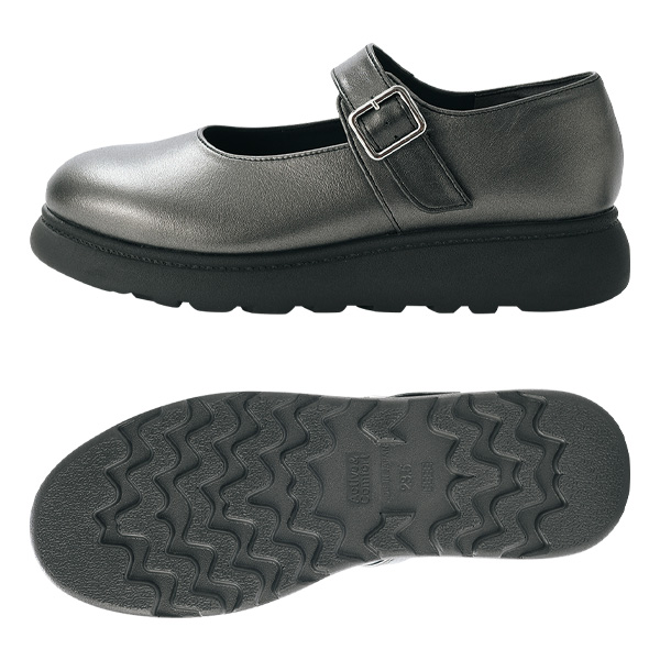 カリシモ・アルテ 牛革甲ベルトシューズ Carissimo alte