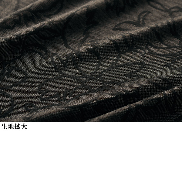 花柄ジャカードチュニックベスト 大きいサイズ ML LL 3L