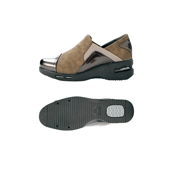 ダブルエアソールスリッポンシューズ