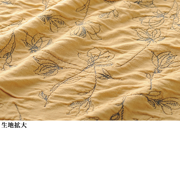 花柄ジャカードプルオーバー