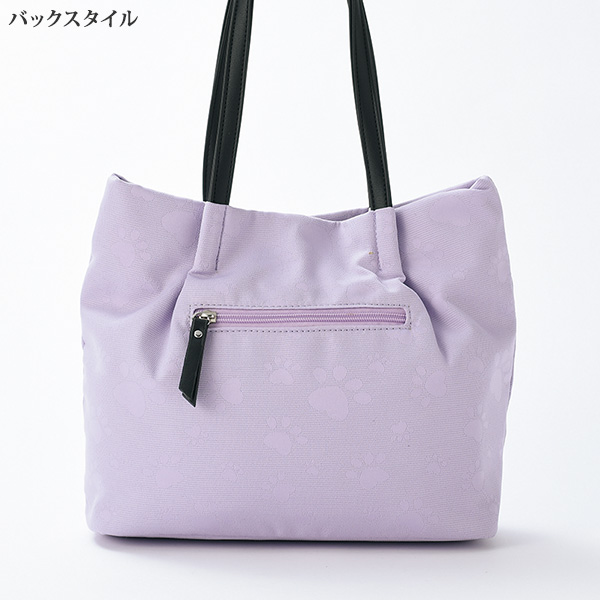 肉球プリント トートバッグ