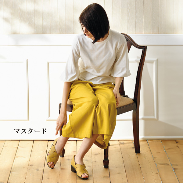 TS.SPORT 牛革甲ベルトクロスシューズ