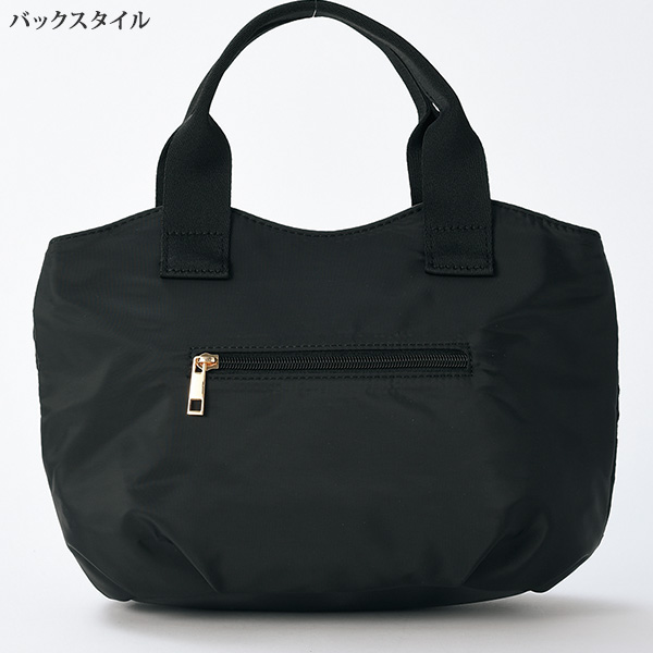 リボン刺しゅう手提げバッグ