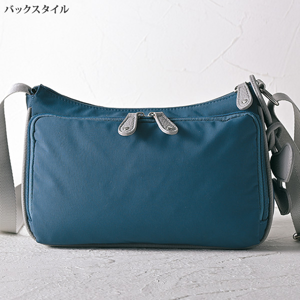 配色ハートチャーム付ショルダーバッグ