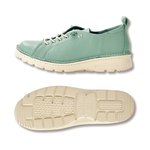 Dola A.S.Wコンフォート 牛革ゴム紐ウォーキングシューズ ドーラ