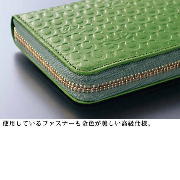 豊岡工房 イタリア製牛革 馬九行久コインが分けられる長財布