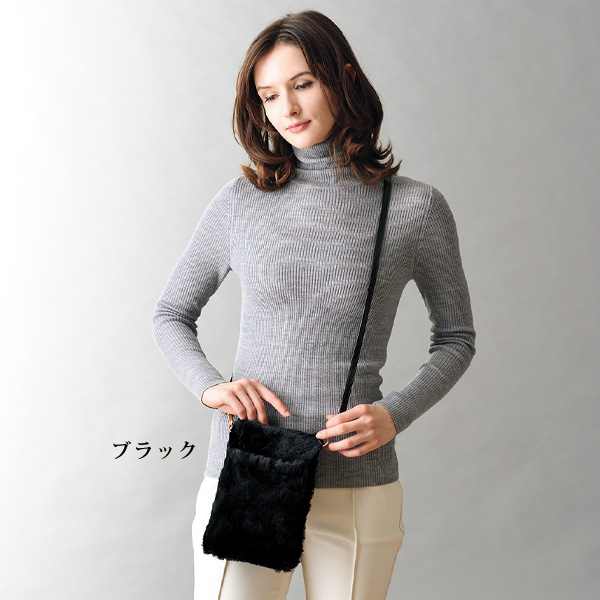 本革ムートンショルダーバッグ