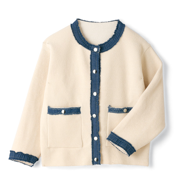 デニム使いエレガンスジャケット