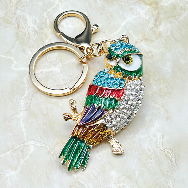 キラキラお守りキーリング2個組