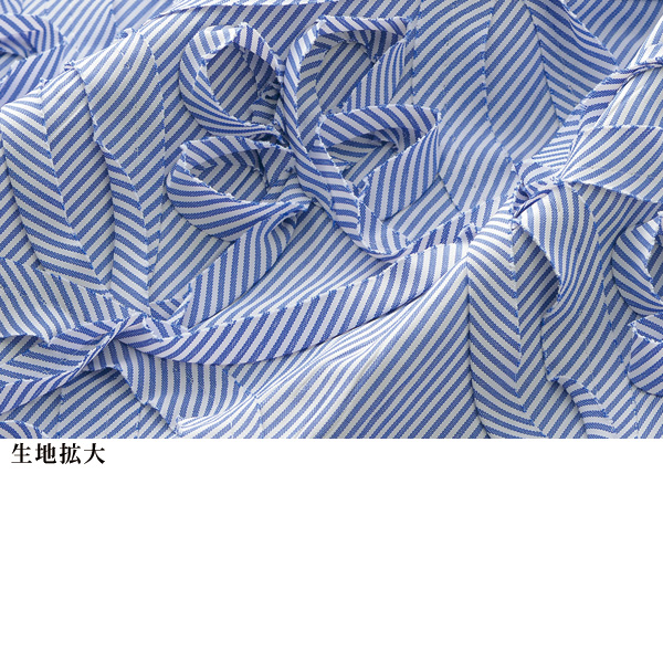 コード刺しゅうエレガントブラウス